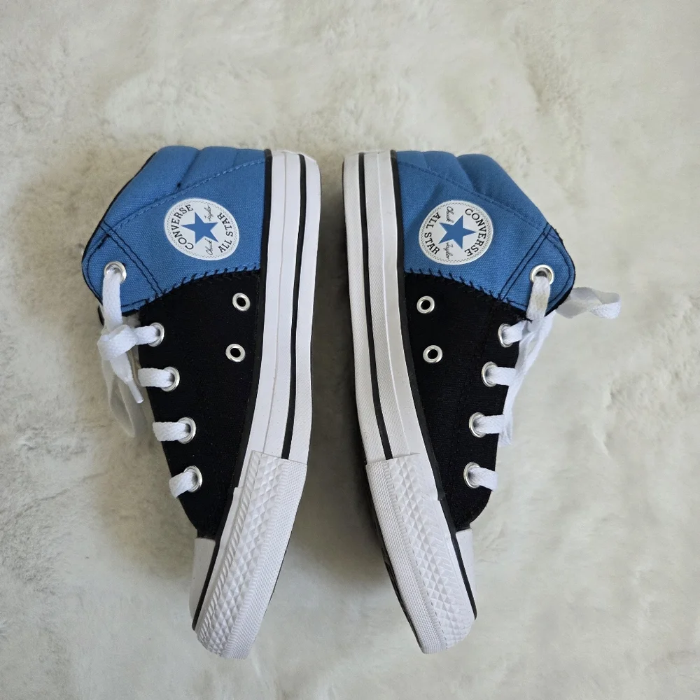 Converse Chuck Taylor All Star Youth Boy's Slip on Shoes Size 4 Royal Blue/Black